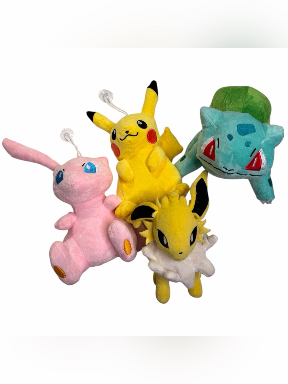 Pokemon Plush Toys - Pikachu, Mew, Bulbasaur, Jolteon